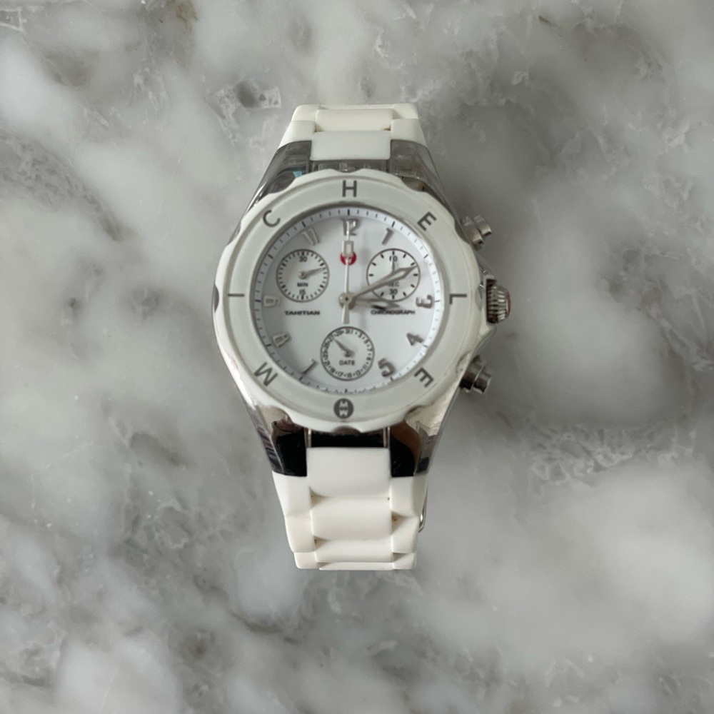 Like new Michele Jelly Bean Watch - new battery!